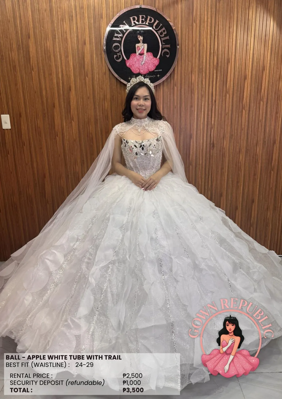 Ball Gowns: White 300